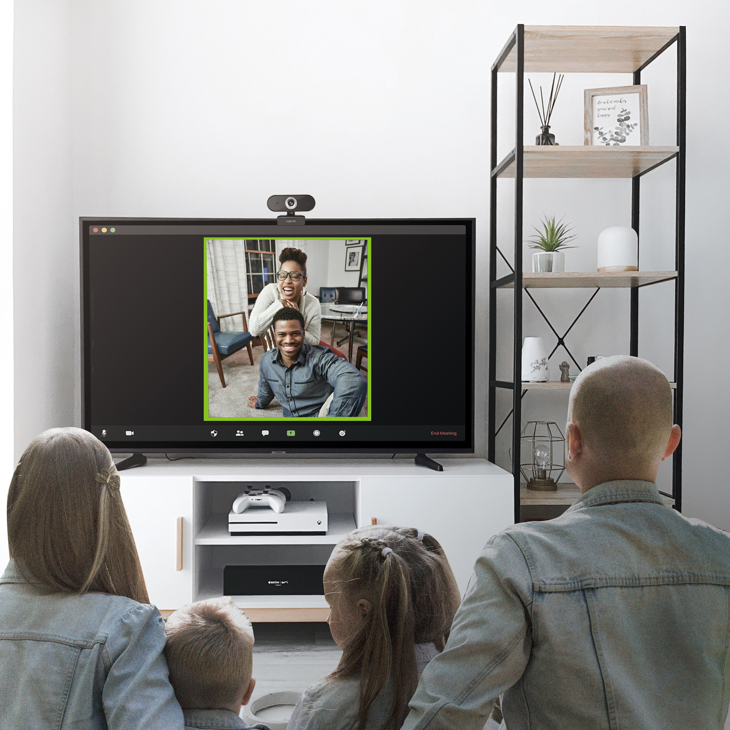 Webbkamera LogiLink HD 1080p Med Inbyggd Mikrofon