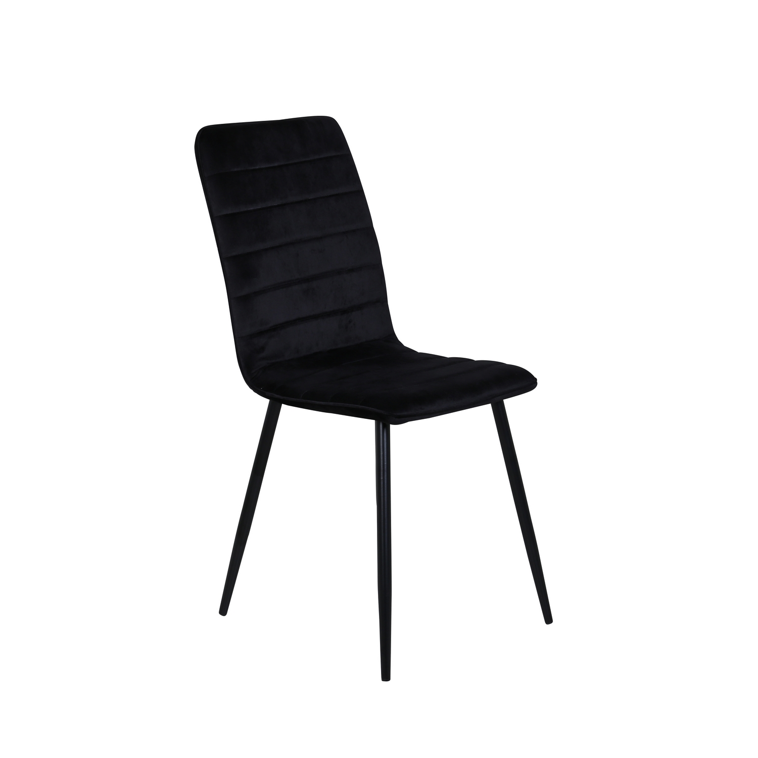 Windu Lyx Chair - Black / Black Velvet Svart