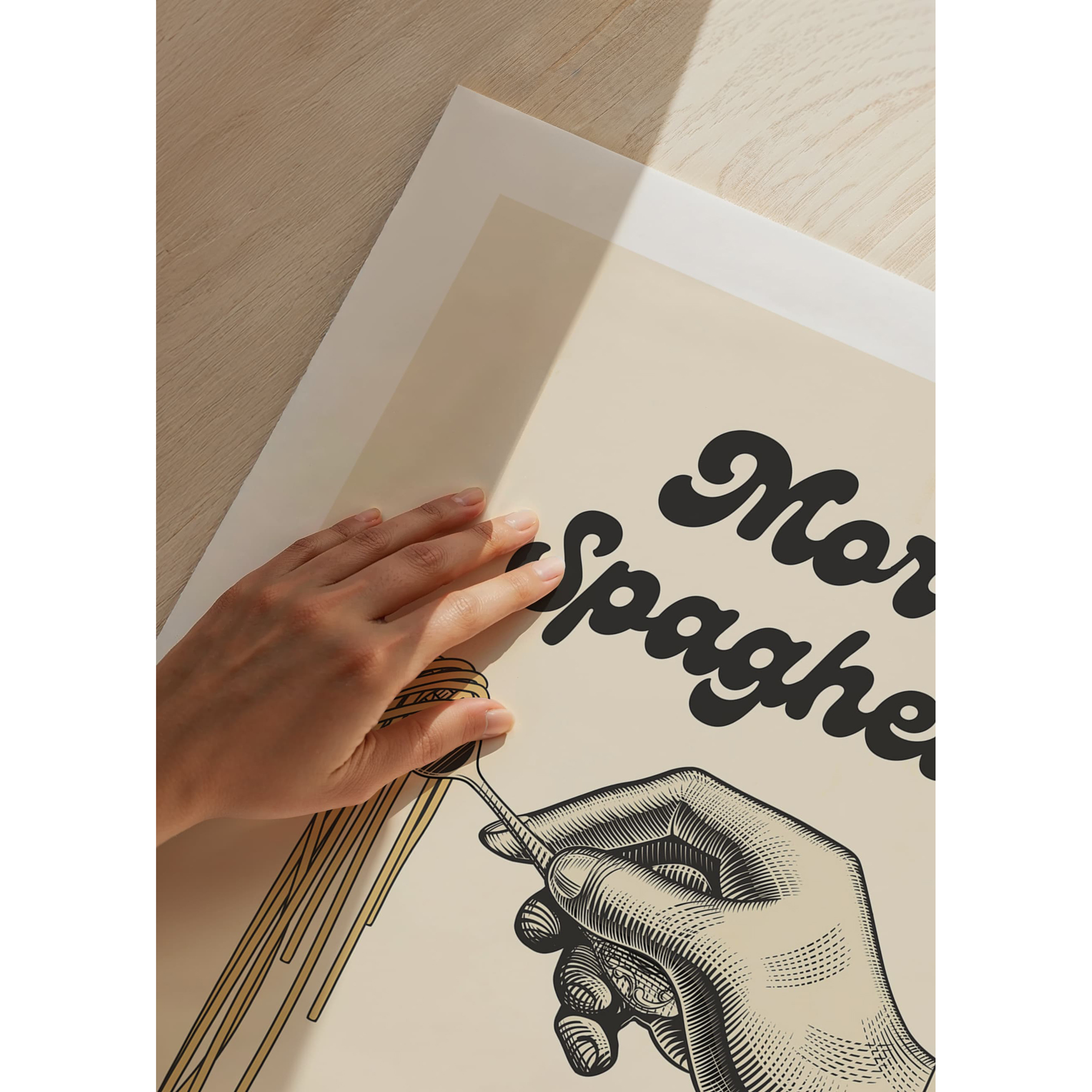 Poster Gallerix More Spaghetti Less Upsetti