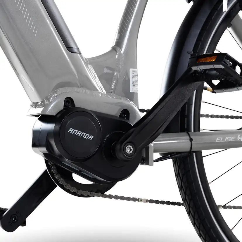 Elcykel Lyfco Dam 28" - Elise 14 Ah Silver