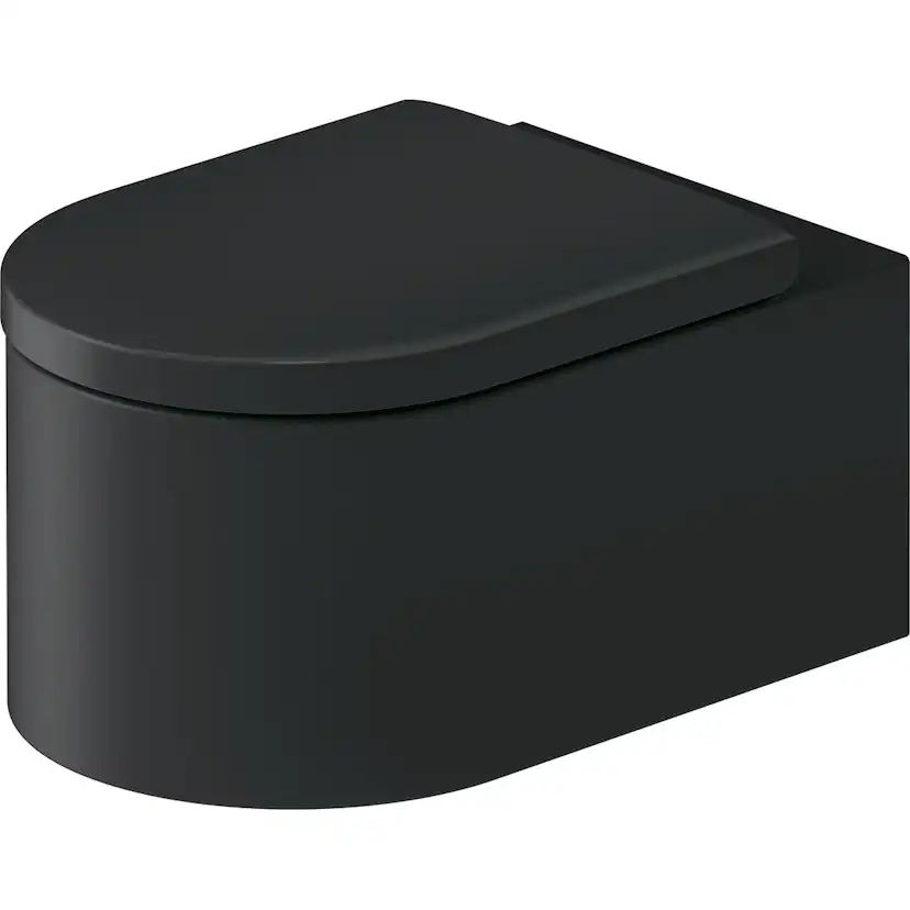 WC vägg, Ytterfärg Mörkgrå Matt 570 mm Mörkgrå