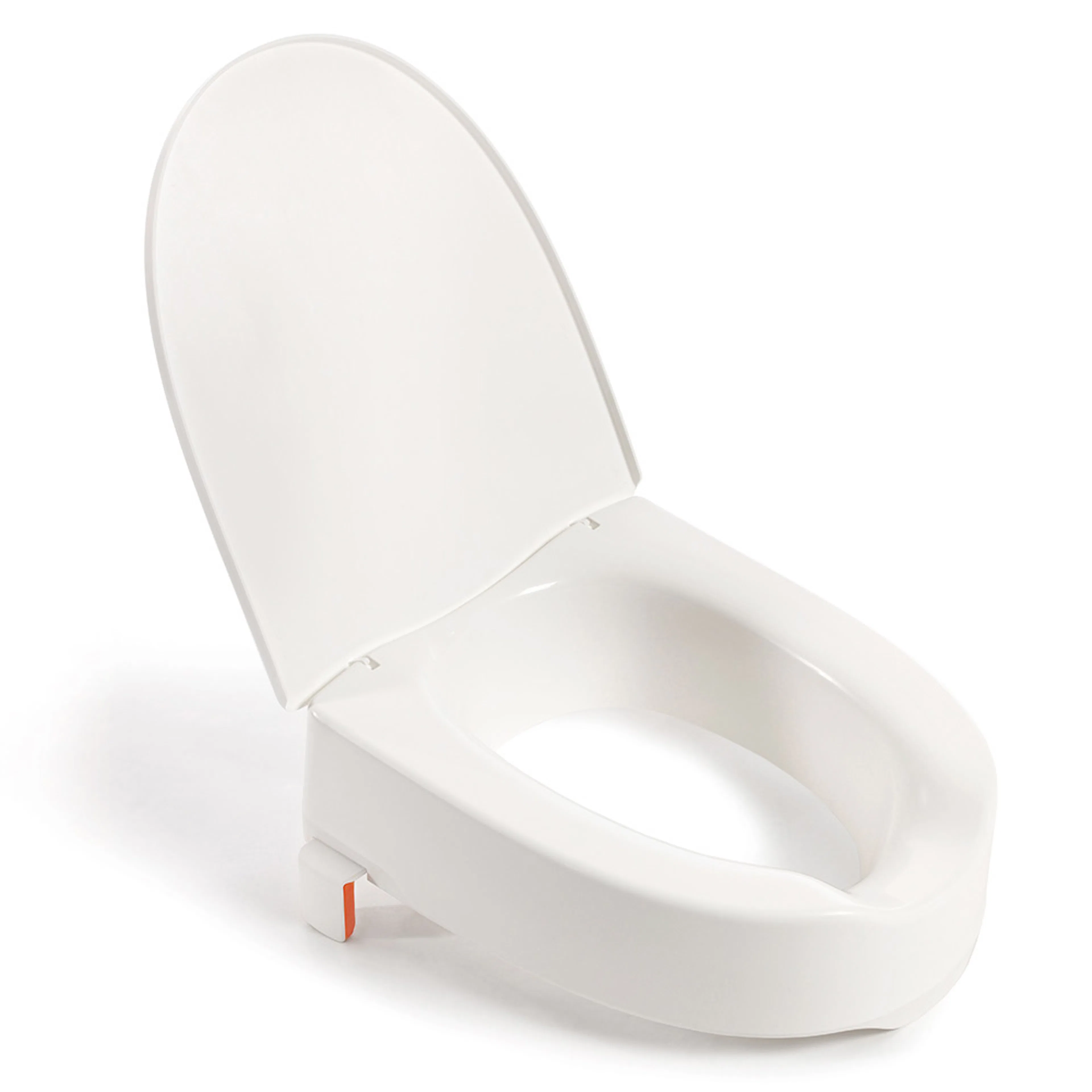 Toalettförhöjare My-Loo 10cm med kantstopp och lock Höjd: 10 cm