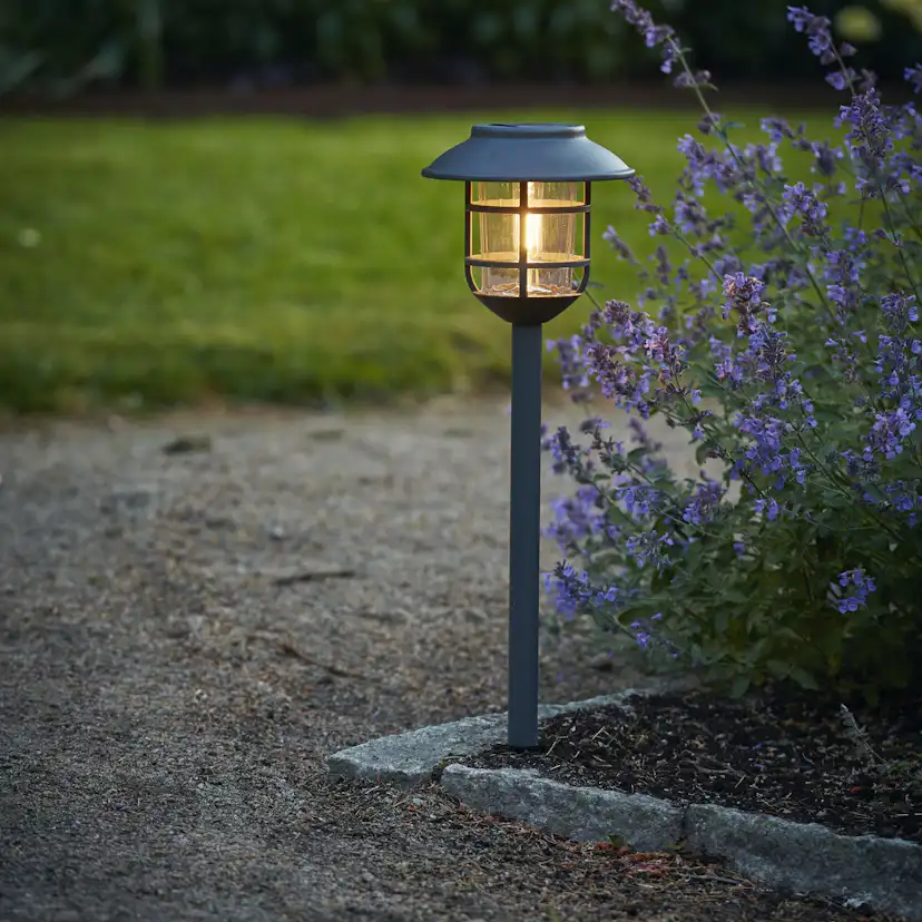 Solcellspollare Star Trading Filippa LED Utebelysning med Sensor