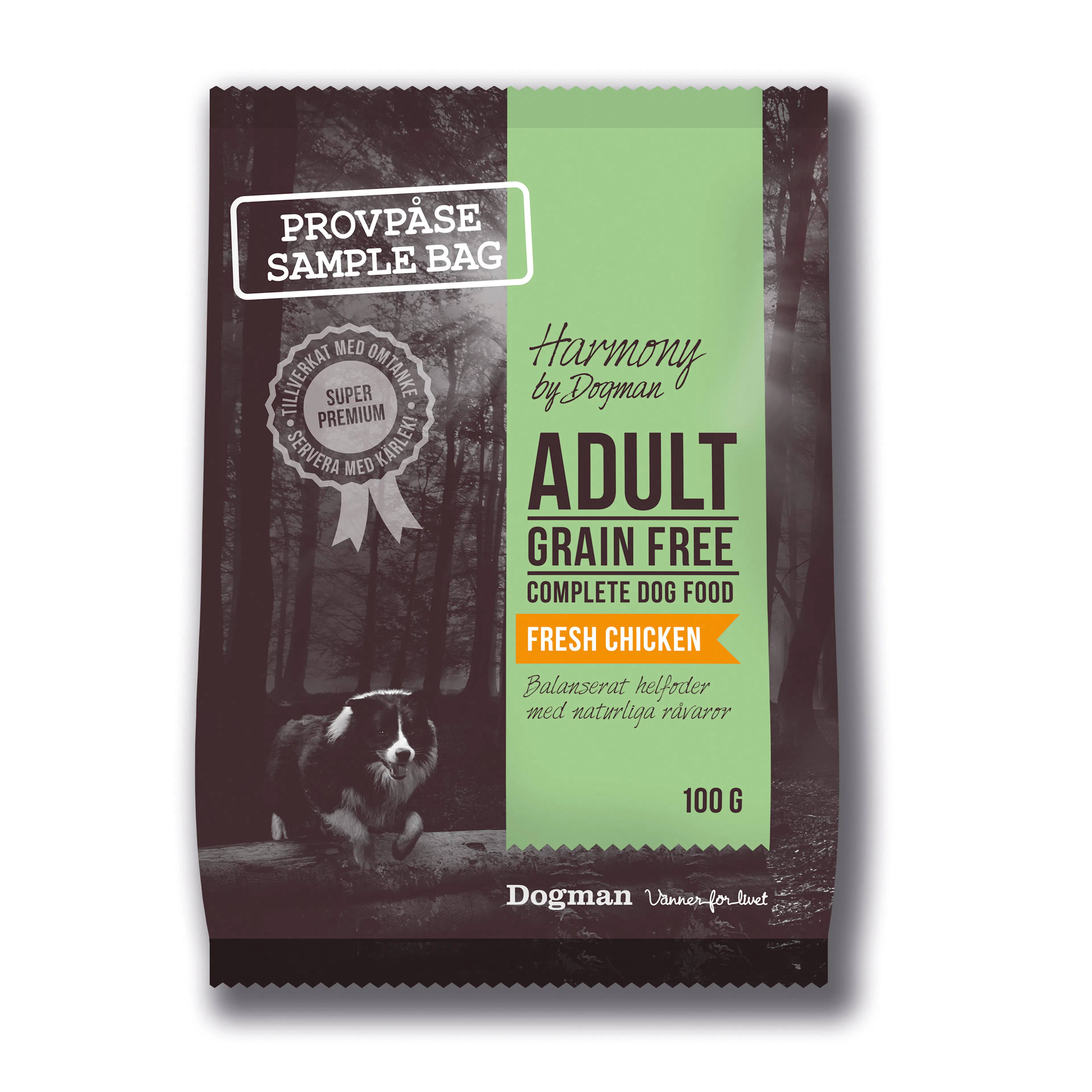 Provpåse Harmony Adult 100 g