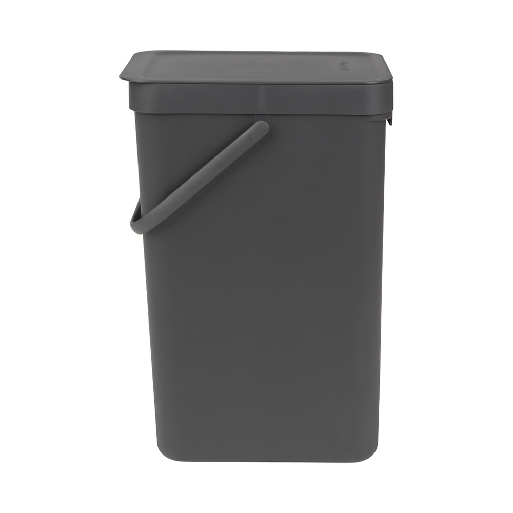 Papperskorg Brabantia SORT & GO 16 L Anthracite Färg: Anthracite, Volym: 16 l