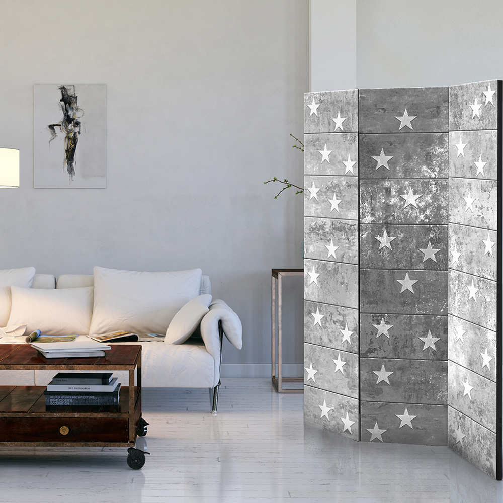 Rumsavdelare Skärmvägg Arkiio Stars On Concrete 135x172 cm
