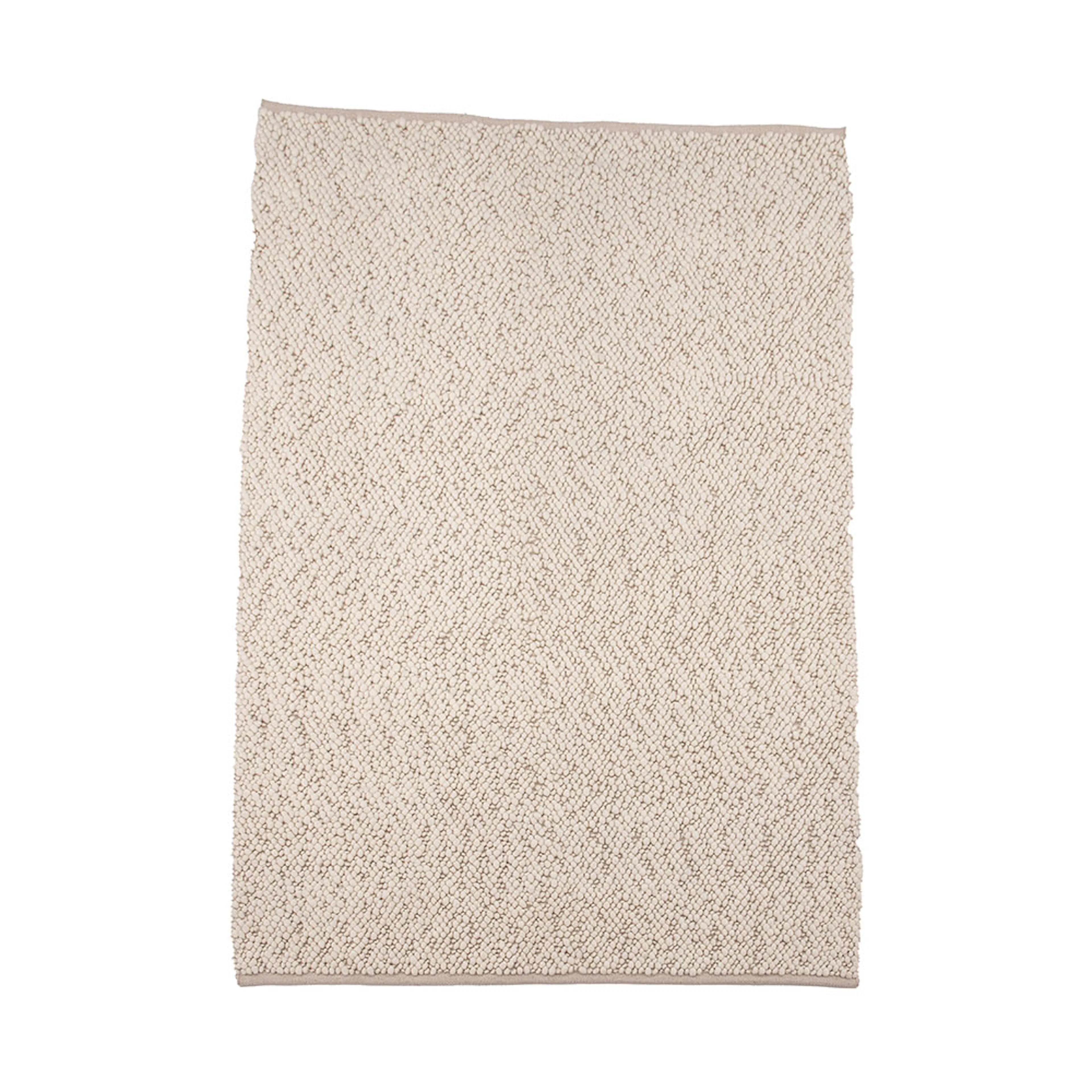 Jajru Wool - 350*250- -Rectangular-White 350x250 cm