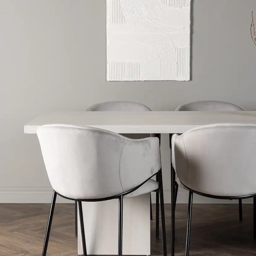 Matgrupp Venture Home Olga med 6 Evelina Stolar