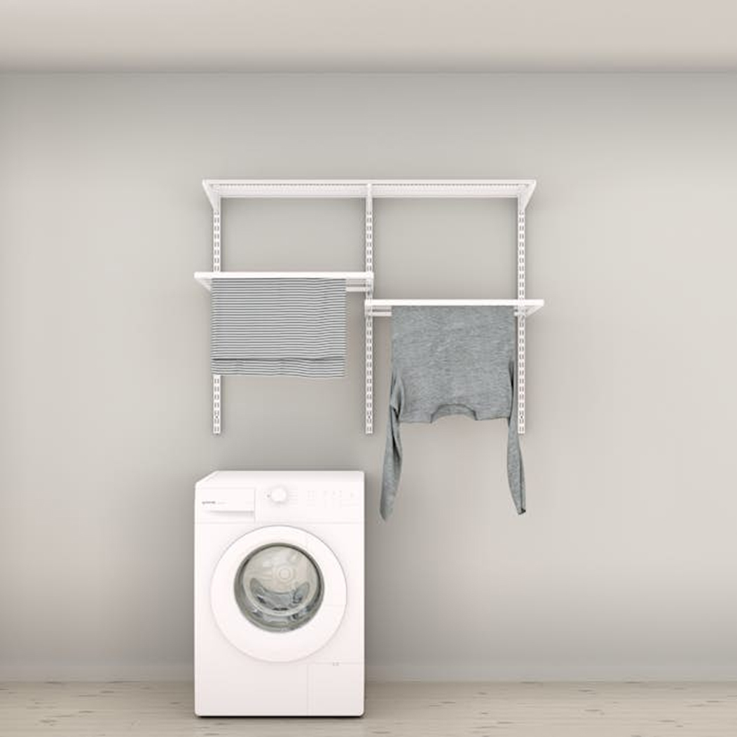 Tvättlösning Elfa Ready Solution Classic 2 Vit B: 1248 mm