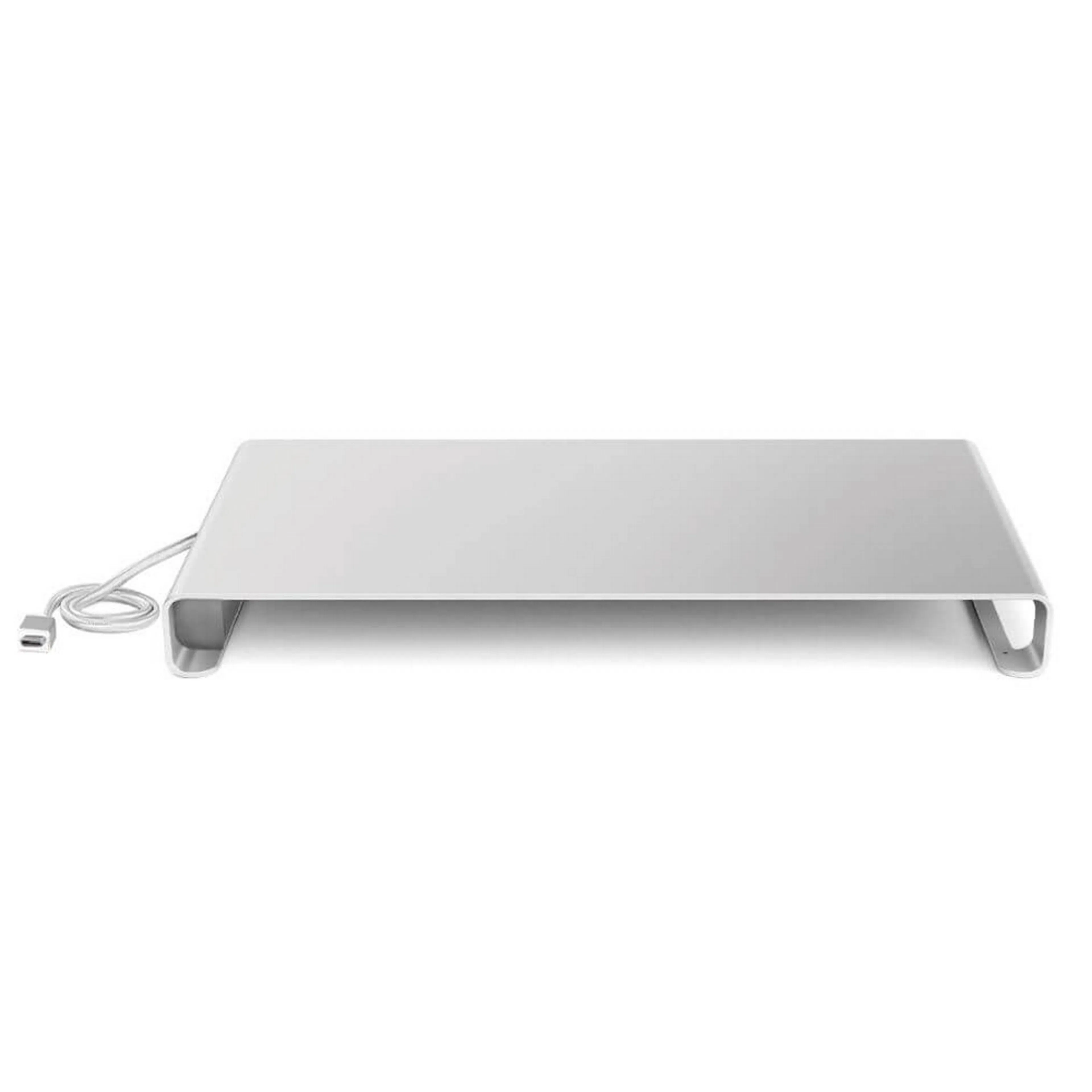 Monitorställ Desire2 Riser Universal 3X Usb-A 1X Type-C Silver