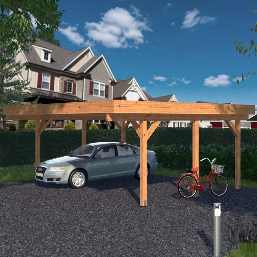 Carport Karl 20,6 m2 Obehandlad