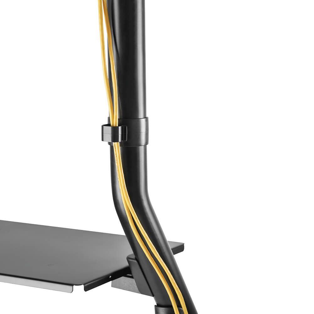 TV Hama ställ mobilt Med Hjul Upp Till 100 tum Svart