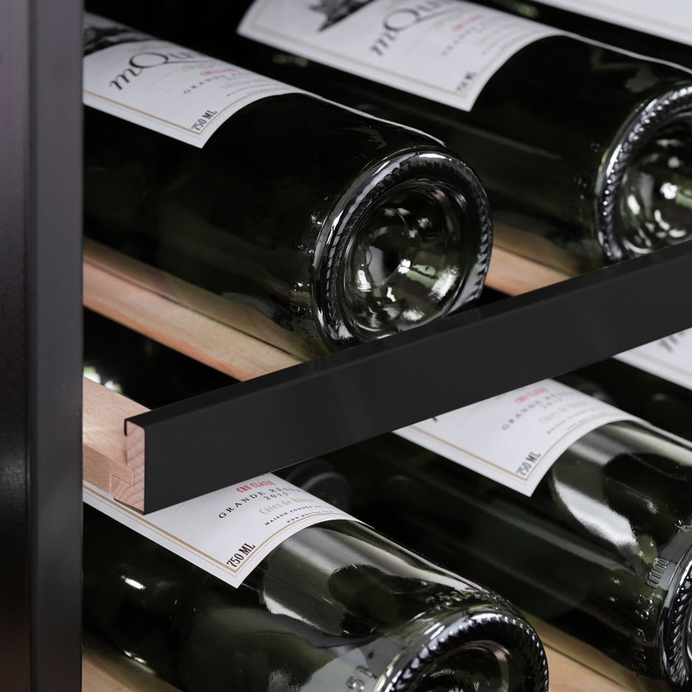 Hyllfront till WineCave 50 Anthracite Black