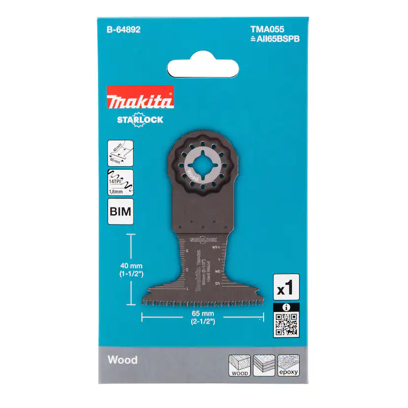 Multiblad Starlock Makita Trä/Metall Bim 20Mm