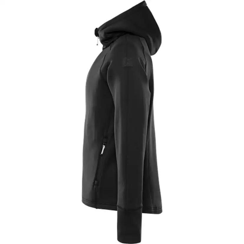 COBALT POLARTEC HOODIE DAM - Färg: Svart, Storlek: M