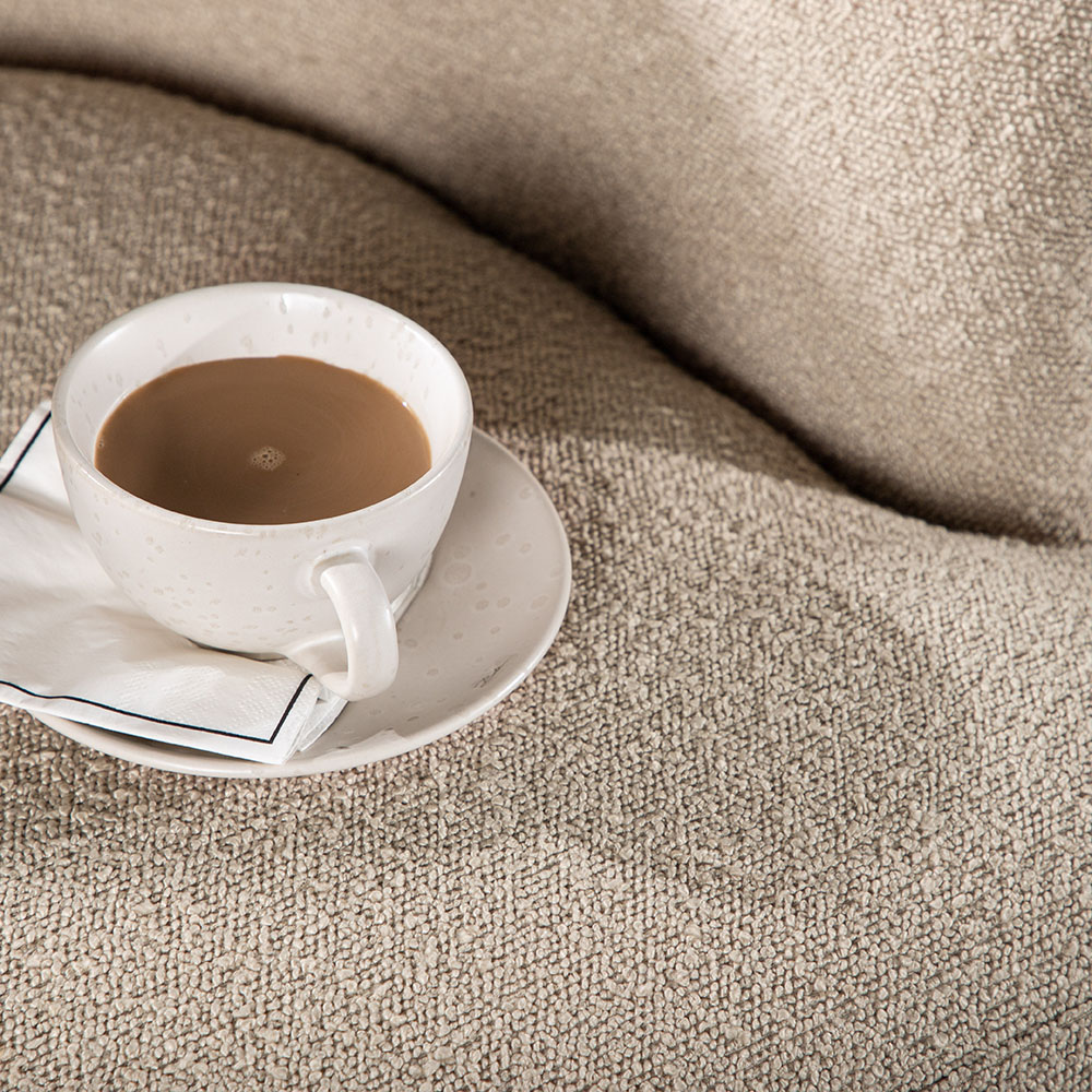 Fåtölj Venture Home Lincoln Boucletyg Beige