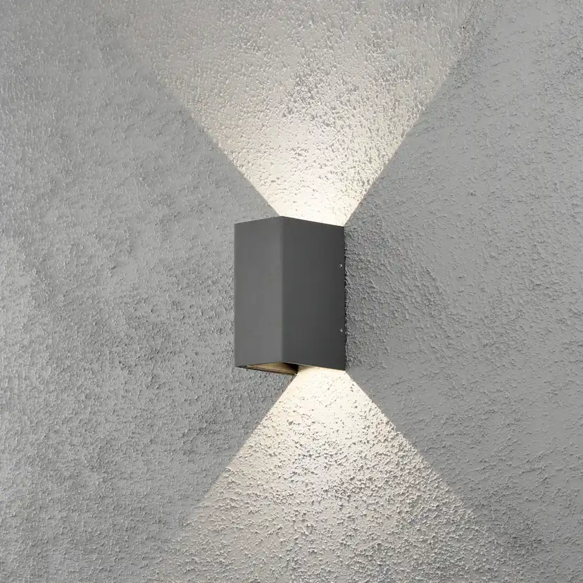 Vägglykta Gnosjö Konstsmide Cremona 2x3W High Power LED