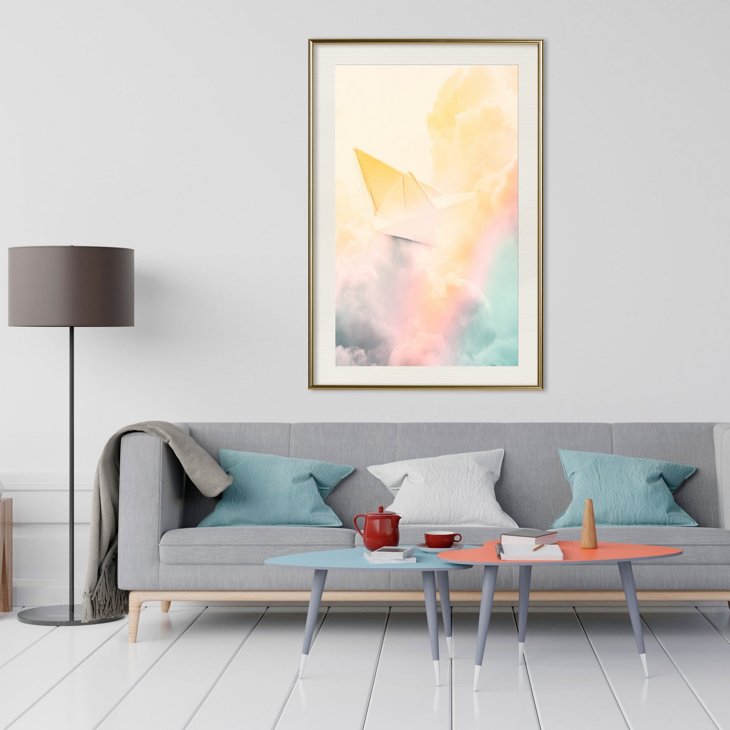 Poster Artgeist Affisch Origami