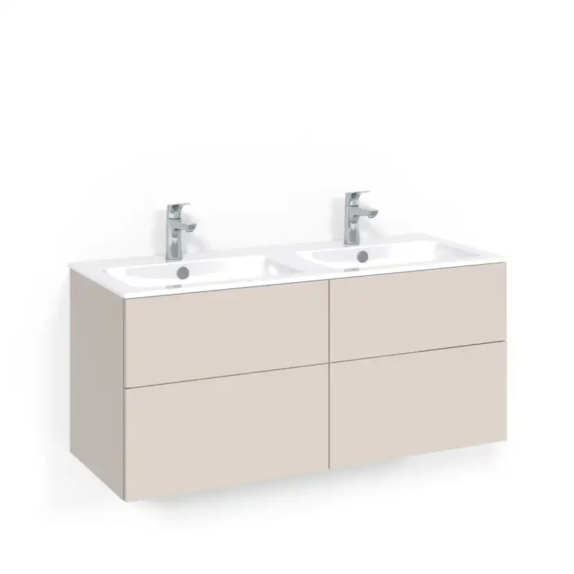 Crown Kommod 120x14D Beige Plain Light 14 Bredd 1200 mm, Beige