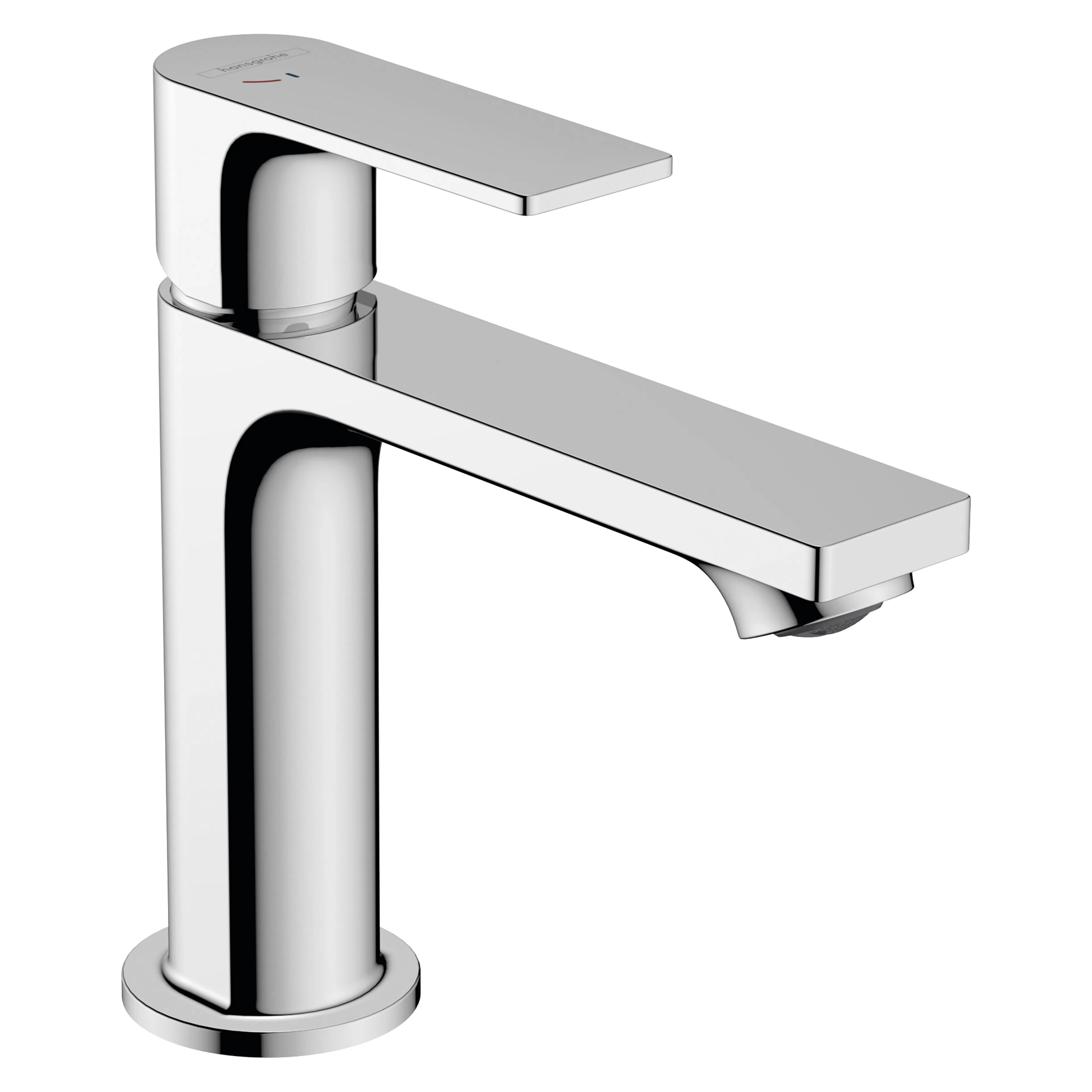 Tvättställsblandare Hansgrohe Rebris E 1-grepps 110 CoolStart med Lyftventil