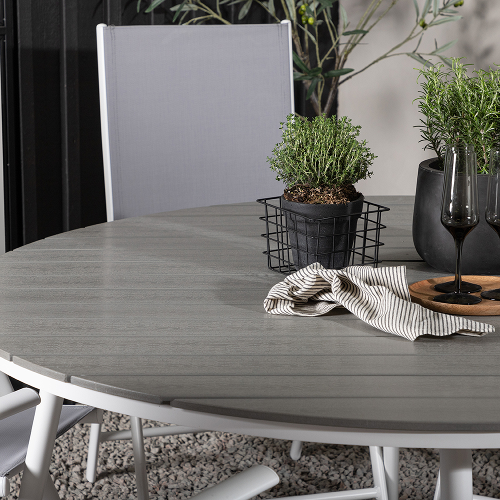Matgrupp Venture Home Break Ø150 cm med 6 Break Stolar