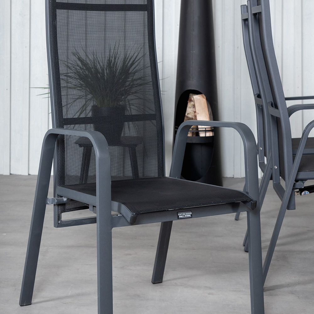 Matgrupp Venture Home King med 6 Curz Matstolar