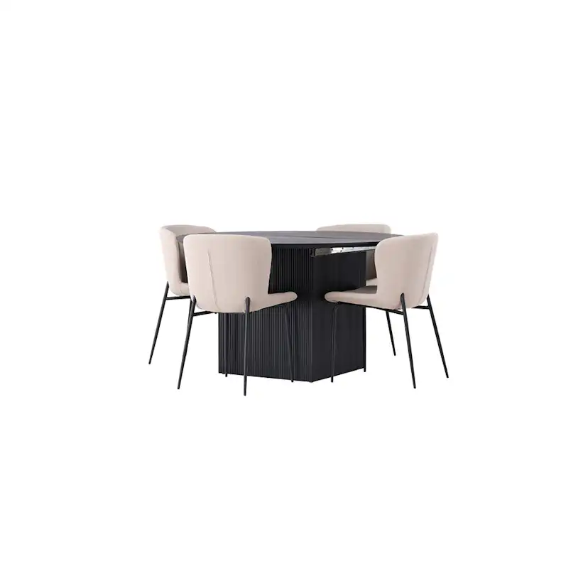 Matgrupp Venture Home Matilda med 4 Modesto Stolar