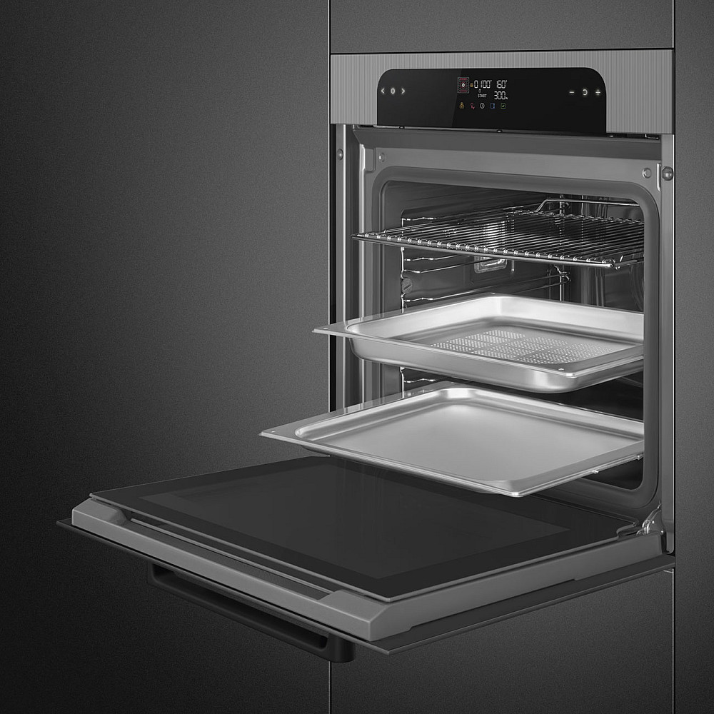 Kombiugn Smeg SO6202S3PS med Sous vide och ångfunktion Silver 60 cm