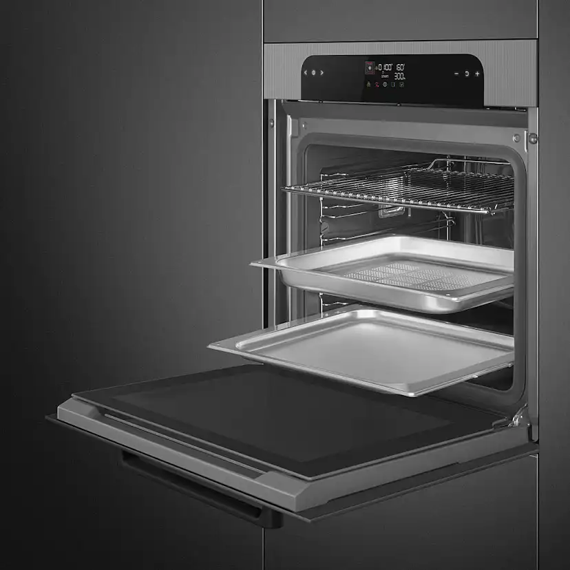 Kombiugn Smeg SO6202S3PS med Sous vide och ångfunktion Silver 60 cm