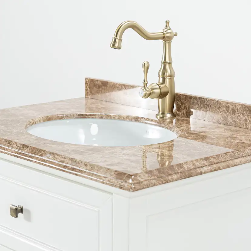 Tvättställsskåp Vesani Utah Beige Marmor