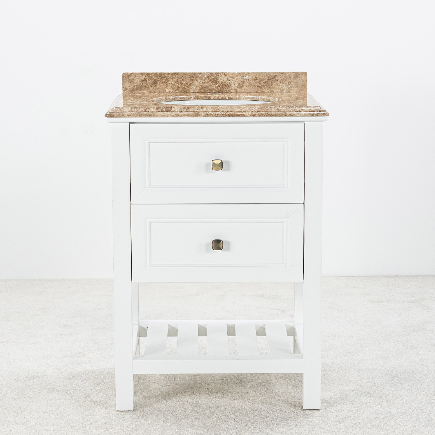 Tvättställsskåp Vesani Utah Beige Marmor