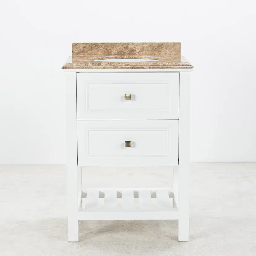Tvättställsskåp Vesani Utah Beige Marmor