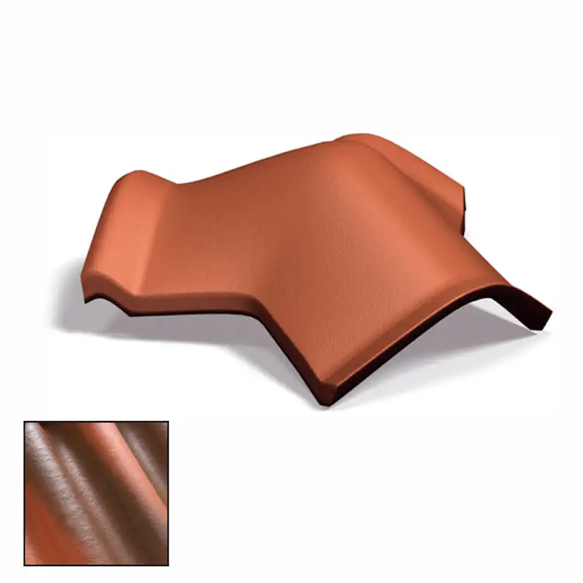 Valmklocka 300 mm början flash Tegelröd/Brun