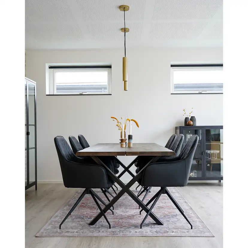 Matstol House Nordic Harbo PU Vridbar