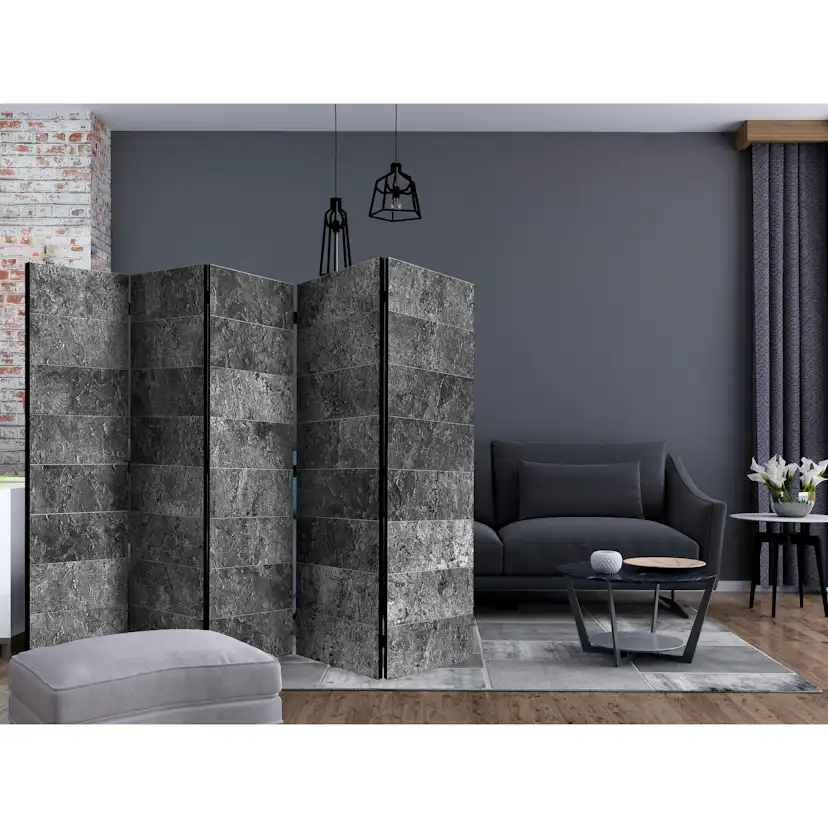 Rumsavdelare Skärmvägg Arkiio Shade of Grey II 225x172 cm