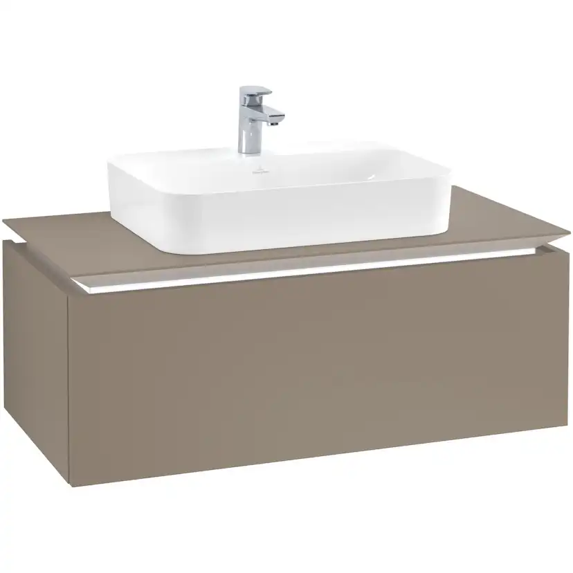 Tvättställsskåp Villeroy & Boch Legato Kompakt med 1 Låda för Ytmonterat Tvättställ från Finion & Memento
