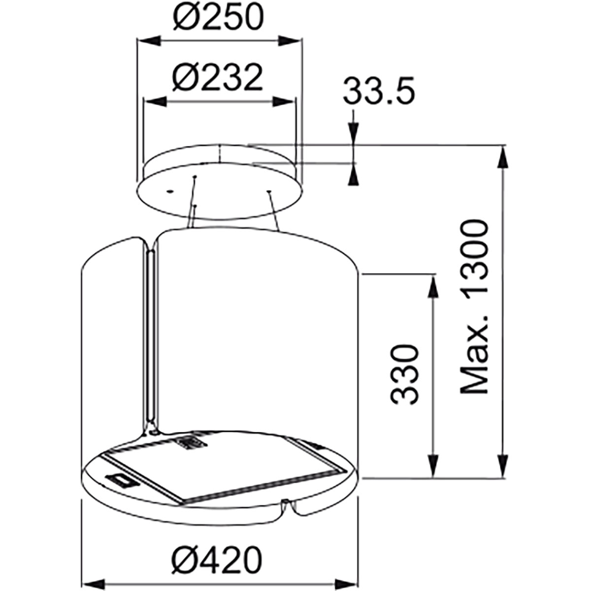 Köksfläkt Franke FSMS F42
