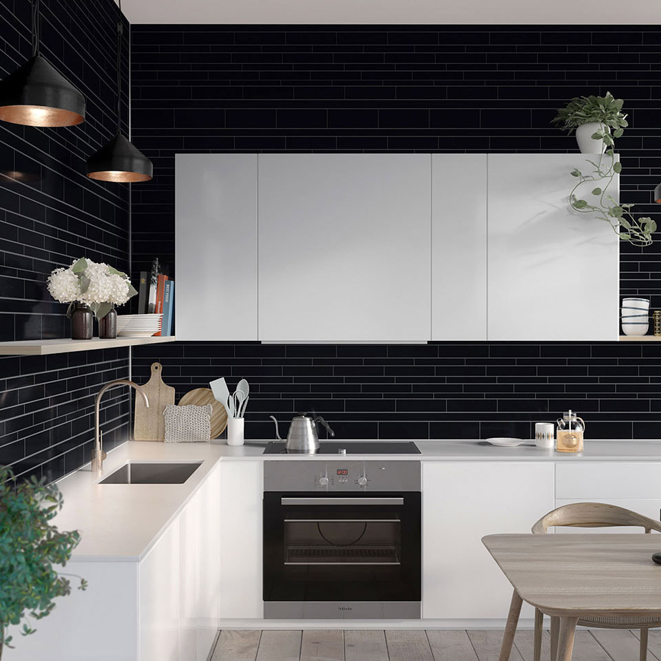 Stänkskyddsskiva Fibo NY Black 2124-M99 HG