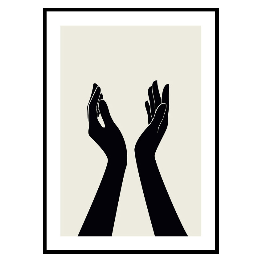 Poster Gallerix Abstract Hands