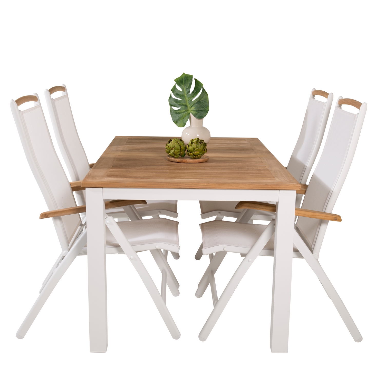Matgrupp Venture Home Perla 152/210 med 4 Stolar