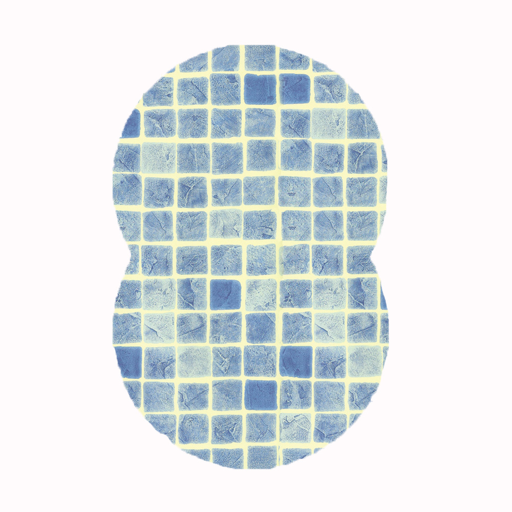 Åttaformad Poolliner Planet Pool Mönstrad Djup 150 cm