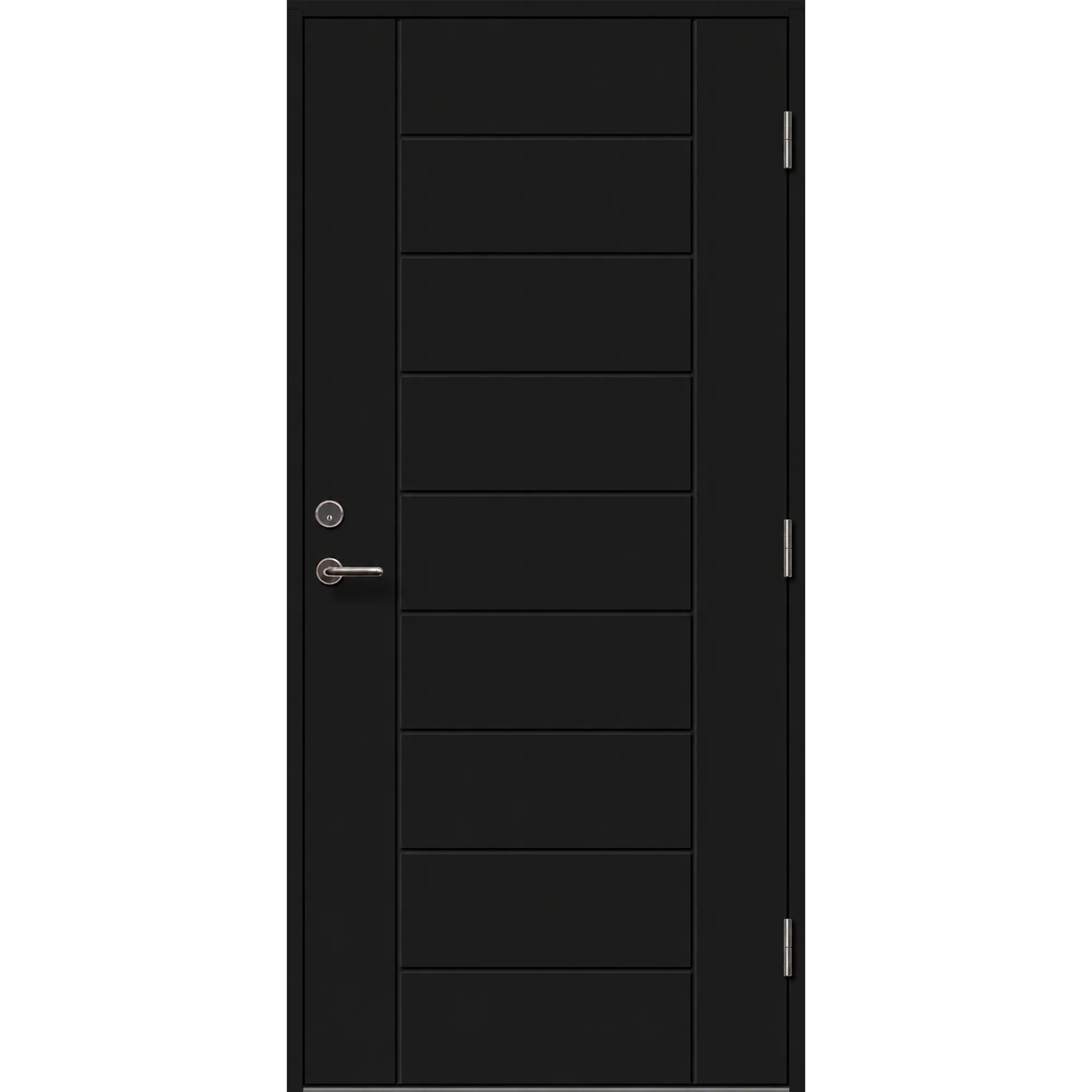 Ytterdörr Skandinaviska Dörrar Tradition tät Avesta: 10x20, S-9000-N, Svart
