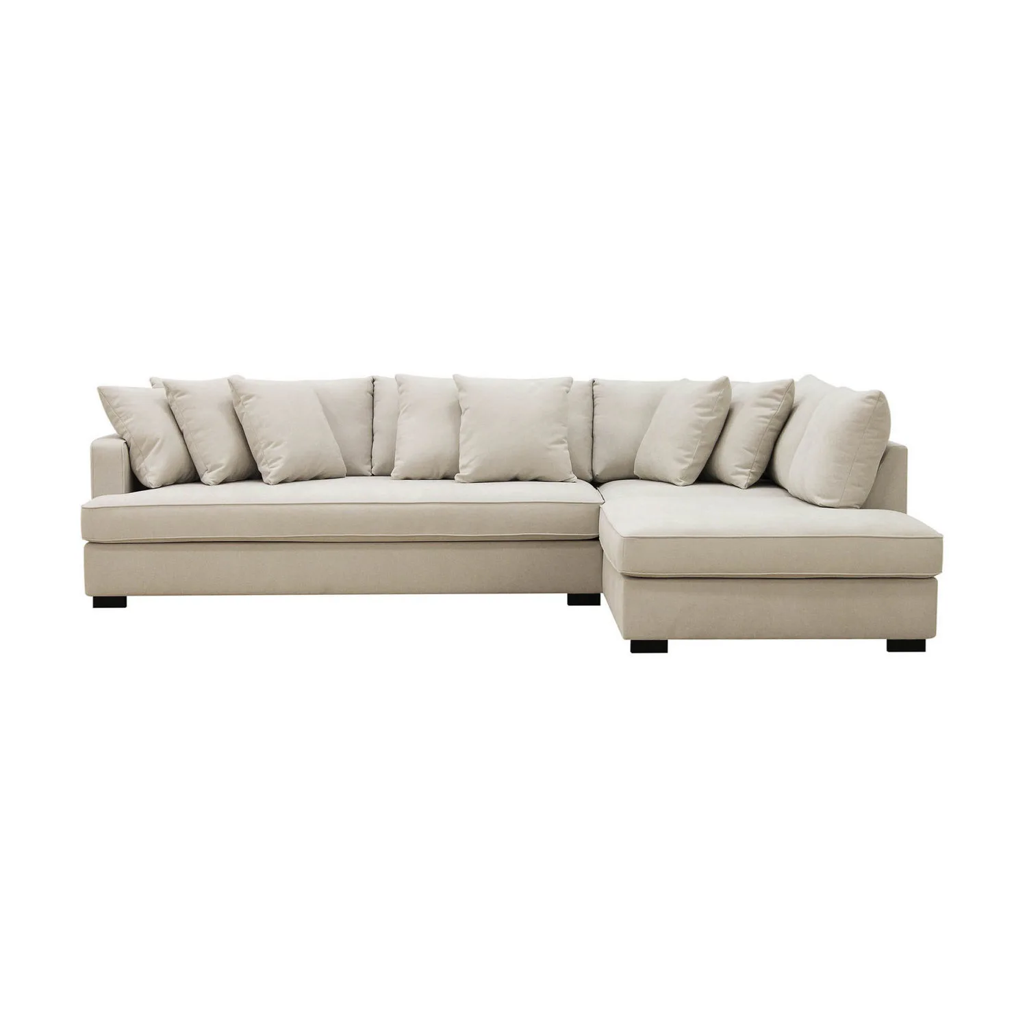 Rossita 4-sits Högervänd L-formad Djup Schäslongsoffa med He L-formad/Högervänd