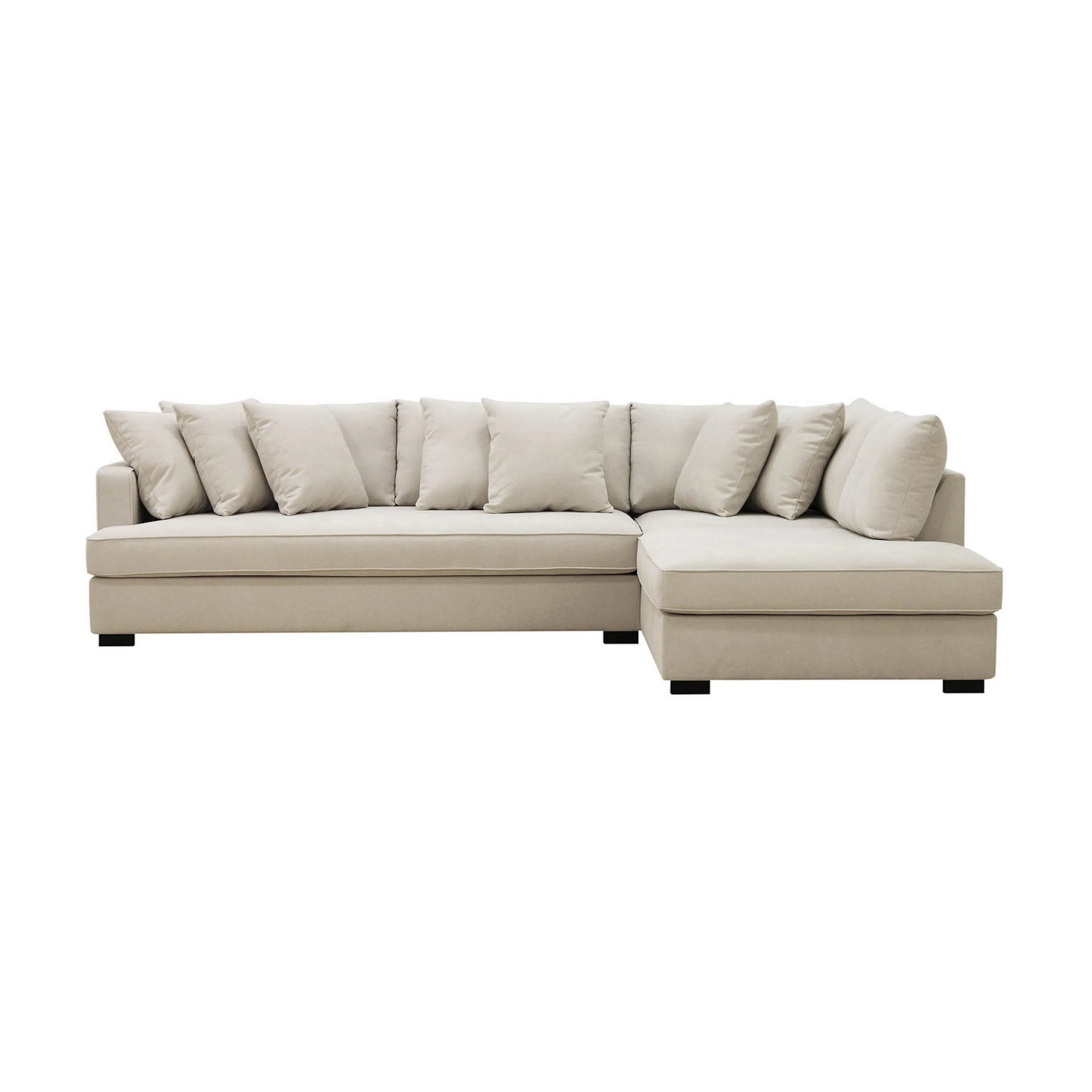 Rossita 4-sits Högervänd L-formad Djup Schäslongsoffa med He L-formad/Högervänd