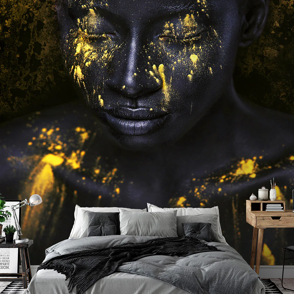 Fototapet Arkiio Bathed in Gold Självhäftande