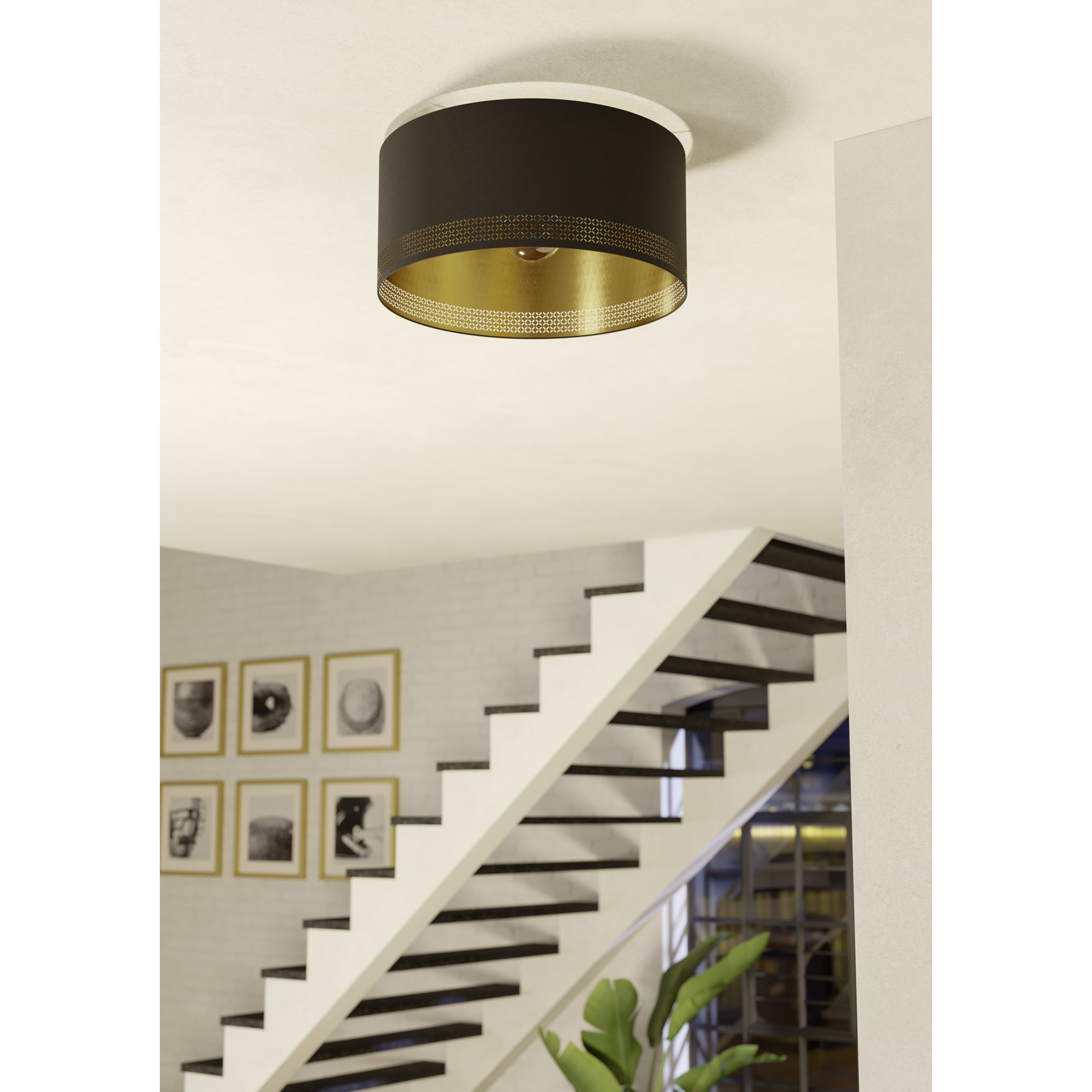 DL/1 E27 M.CUT-OUT SW/GOLD 'ESTEPERRA' 240 mm