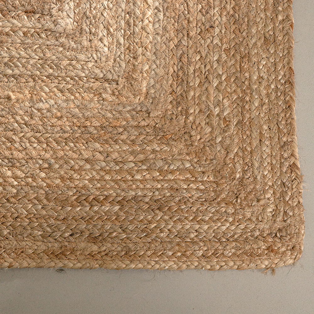 Oliver 100% jute - 300*200- -Rectangular-Natural dark 300x200 cm