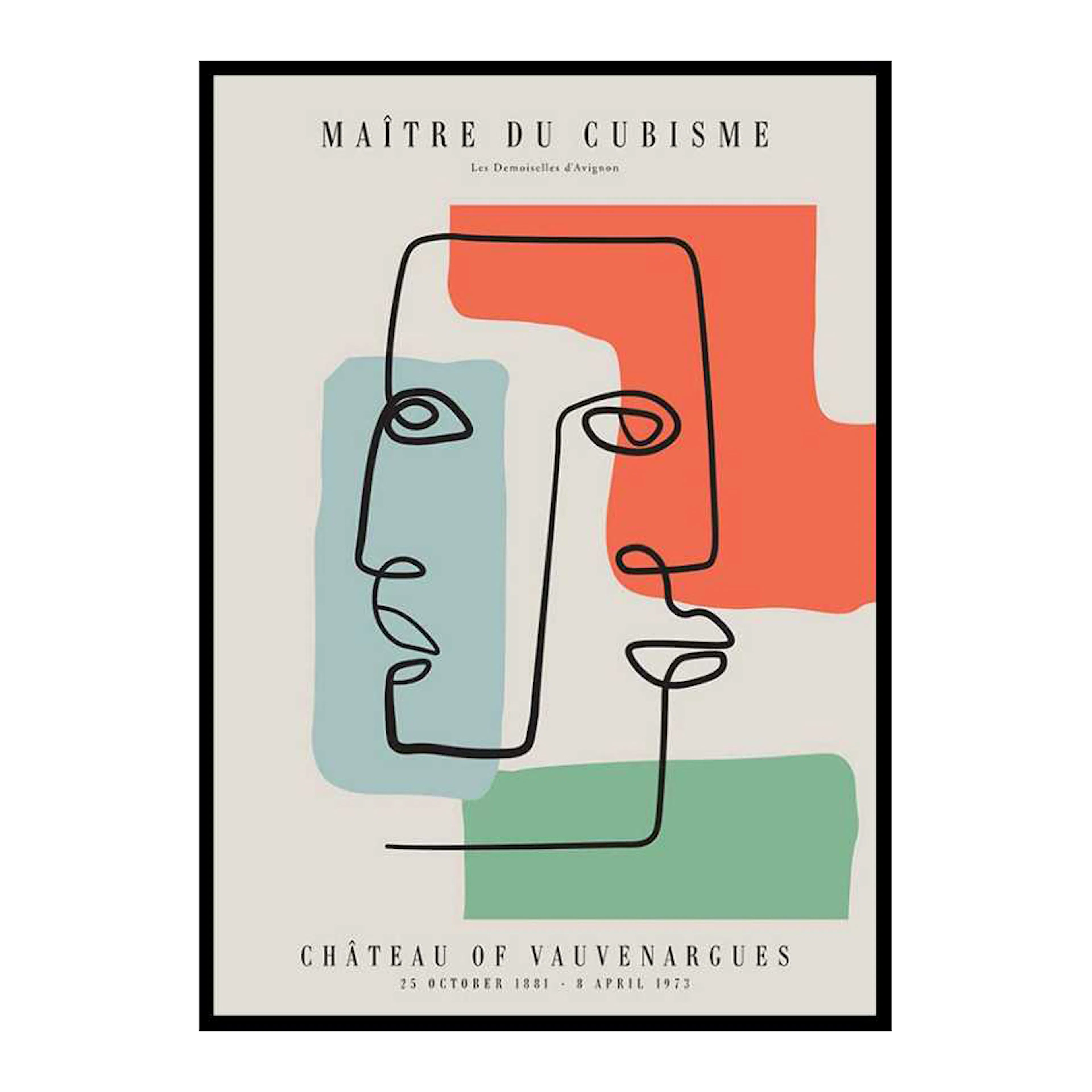 Picasso Maitre Du Cubisme No2 50x70 cm