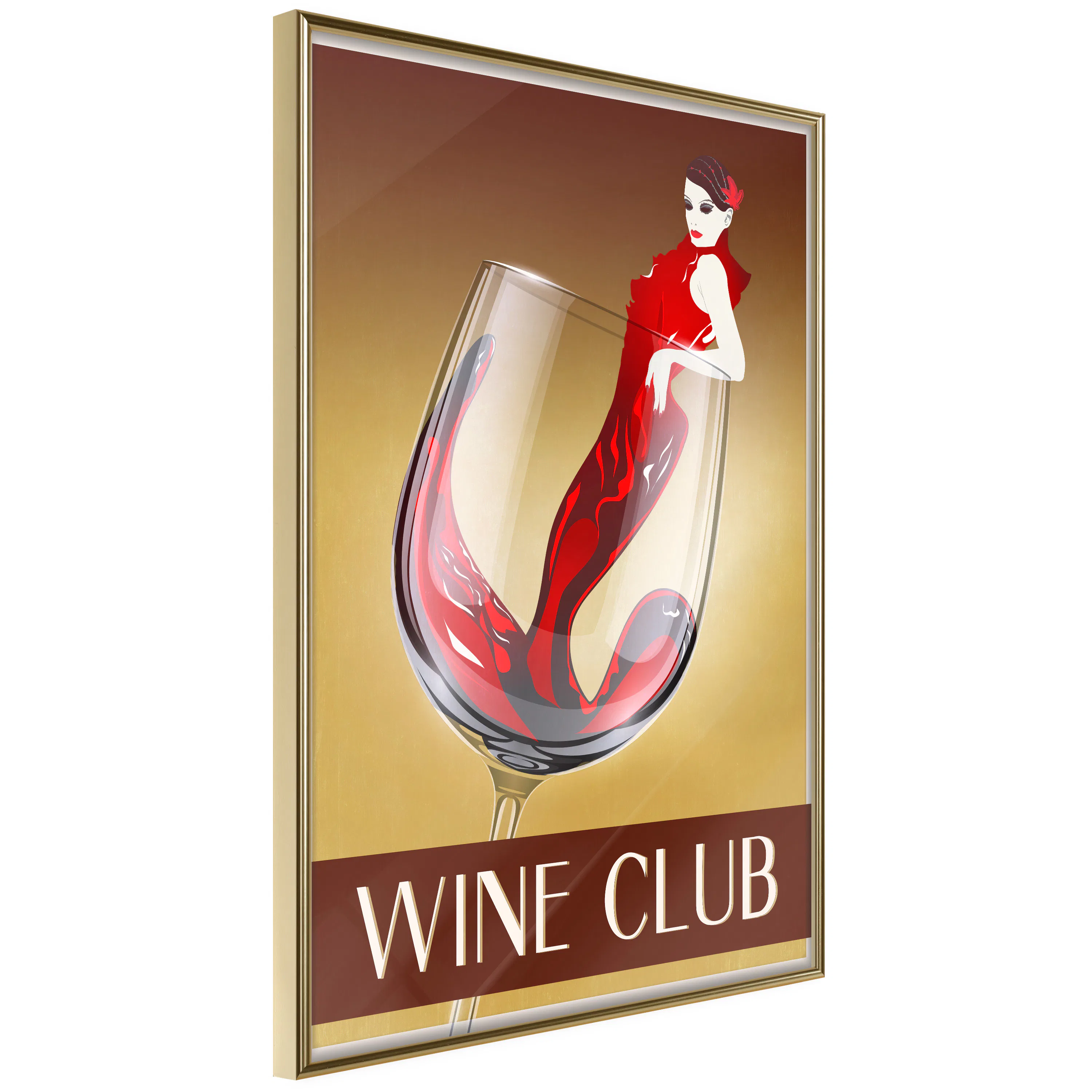 Poster Artgeist Affisch Wine Club