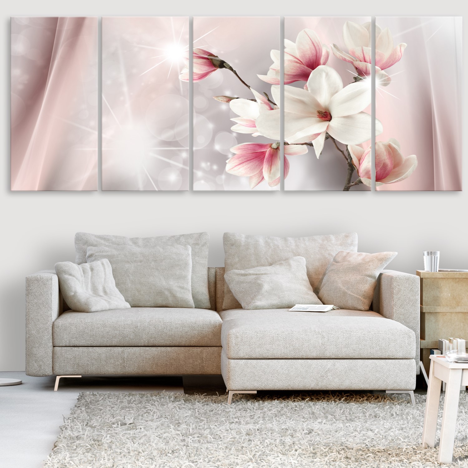 Tavla Arkiio DazzlIng Magnolias Narrow 5 delar